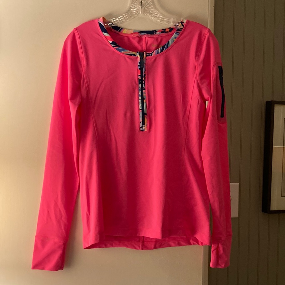 Lilly Pulitzer Luxetic Long Sleeve Top Small